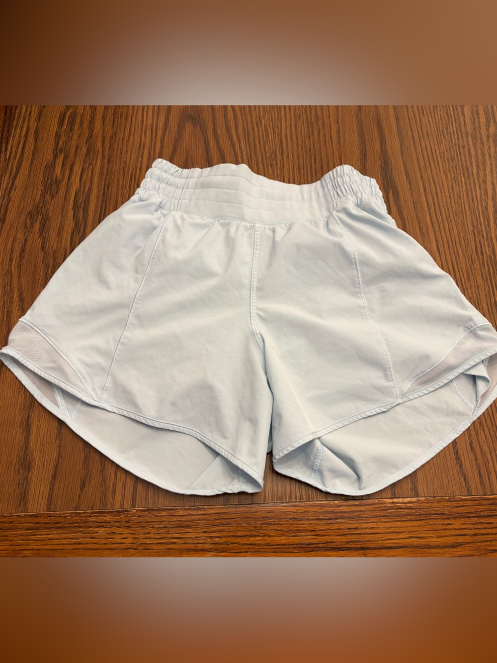 lululemon athletica Light Blue Athletic Running Shorts